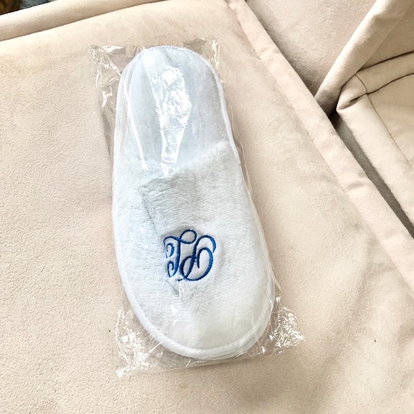 New Princess Cruise Line Monogram Terry Slippers - Picture 8 of 8